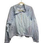 Free People Movement Thanks a Bunch Jacket in Periwinkle Dreams Sz. L Photo 2