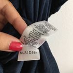 BCBG MAXAZRIA Size XXS Ink Navy Blouse Top V-Neck Slouchy Lined Boho MUA1D881 Photo 3