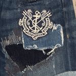 Ralph Lauren POLO  (RARE) Astor Slim Boyfriend Patchwork Denim Jeans Photo 3