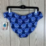 Johnny Was NWT Women's Yao Hipster Bikini Bottom 3X Blue Floral Pattern $98 Photo 4
