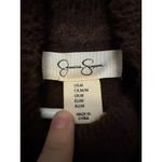 Jessica Simpson  Brown Sleeveless Turtleneck Sweater Vest | Women’s M Photo 2