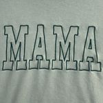Maurice's  XXL Mama Spell Out Green Sweatshirt Blessed Lounge Cozy Soft Oversized Photo 2