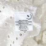 Misa New Eyelet Off The Shoulder Puff Sleeve Babydoll Top Sera White Size Small Photo 18