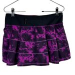 Lululemon  Pace Rival Skirt II 4-way Stretch Breezie Regal Plum Black / Black 6 Photo 5