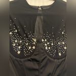 House Of CB  Anastasia Black Crystallised Corset Dress NWOT Photo 9