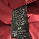 Elie Tahari  Vintage Burgundy Maroon Corduroy One Button Blazer Women's Size 14 Photo 1