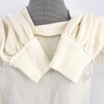 We The Free NEW People She’s A Keeper Oversized Cozy Sweater Frenchnilla Cream M Photo 5