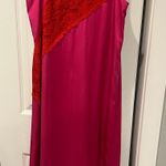 Topshop Contrast Lace Color Block Dress (US 6) Photo 7