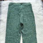ZARA  Green Marl Knit Flare Leg Pants Photo 8