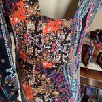 Free People multicolor All Doll Up paisley Mini Dress size Medium Photo 1