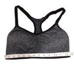 Victoria's Secret racer back gray with black lining, removable padding sports bra Photo 5