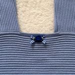 Hollister Coquette Blue Gingham Bow & Rosebud Square Neck Knit Tank Photo 2