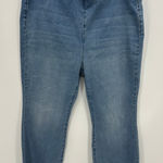 Soft Surroundings Soft Surrounding Pull on Denim Jeans Women PXL Stretch Waist Cropped Loose Fit Photo 0