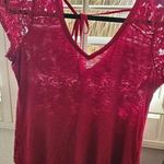 White House | Black Market Size S Womens R Lace Back V-Neck Cap Sleeve Top Photo 0