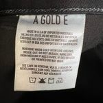 AGOLDE  Sophie Coated Skinny Jeans Black Waxed Denim Size 25 High Rise Photo 6