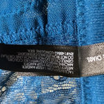 Torrid  Curvy Blue Satin Lace Strappy Longline Bra 3 Photo 4