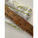 David Cline Top Size M Blue Green White Stripe Print Crinkle Semi Sheer Size M Photo 12