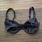CUUP The Scoop Swim Top Separate Womens Sz 21 (36H / 38G) Black Hook Back Photo 2