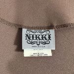 Vintage Nikki Oversized Fashion Vest Women’s Size 15/16 (XL) Brown Photo 1