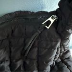 Quilted Puffer Black Shoulder Hobo Bag Photo 6