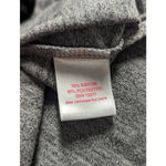 SO  Top Heather Gray Woman's Junior's Size‎ 7/8 Short Sleeve Shark Bite Hem Photo 7