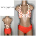 Carmen Marc Valvo New. tangerine bikini. M/S. Retails $154 Photo 1