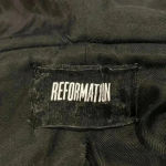 Reformation  grey fuzzy zip up hoodie in size xs Photo 4