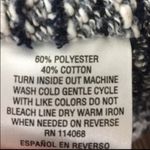 Maison Jules  Marled Navy Knit Blazer Jacket Size M Photo 4