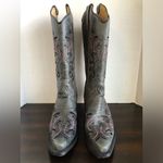 Circle G  By Corral Women's Grey / Black / Pink Embroidery Boots Size 9 Photo 1