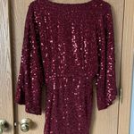 VICI Burgundy Sequin Dress Photo 2