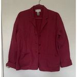 Rena Rowan  100% Wool Cardigan Sweater Womens Medium Pink Casual Sweatshirt Photo 0