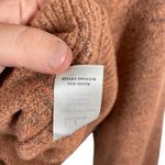 Lulus  Piece of My Heart Rusty Rose Mock Neck Puff Shoulder Sweater Size M Photo 9