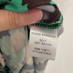 Anthropologie Yoana Baraschi Green Abstract Tie Waist Dress Small Photo 1