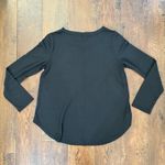 ILIAD USA MATERNITY black long sleeve maternity tee shirt, size L Photo 2