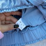 Light Blue Open Back Romper Photo 2