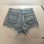 Just USA  Light Blue Frayed Denim Shorts Photo 1