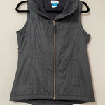 Columbia Grey Full Zip Cowl Neck Womans Vest S Gorpcore Photo 0