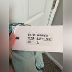 Hemant and Nandita NEW One Shoulder Long Dress in Blue Yellow Mix Photo 9