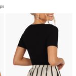 Petal and Pup  Womens Solene Knit Top, Black, Size Medium, NWOT Photo 2