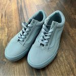 Vans NEW  Old Skool Pastel Mono Dusty Blue Low-Top Shoes US Mens 4.5 Women 6 Photo 1