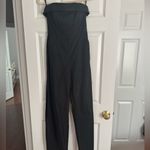 RUNAWAY THE LABEL  Black Wide-Leg Jumpsuit Photo 1