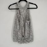 Lululemon Salute the Sun Tank Tiger Space Dye Black White Size 4 Tie Back‎ Photo 5