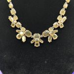 J.Crew Crystal Flower Statement Necklace Preppy Glam Classic Garden Party Modern Photo 1