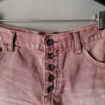 Free People sz 29 burgundy distressed, cut off Jean shorts NWOT Photo 1