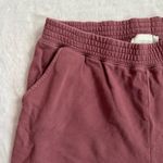Lucky Brand Mid Rise Relaxed Pull On Sweatshort in Crushed Berry - Small Comfy Photo 4