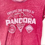 Disney Parks Womens XL Pandora Burgundy Burnout Crewneck Shirt Photo 1