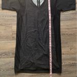 Topshop  Black Mesh T Shirt Mini Dress 6 Photo 4