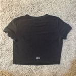 Alo Yoga Charcoal Gray Crop Top Photo 1