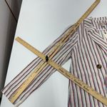 Anthropologie Dolan Blazer Womens Small Anna Linen Blend Striped Double Breasted Photo 7