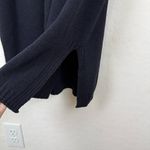 St John Sport Midi Length Dress Santana Knit Wool Blend Blue Size XL Photo 6